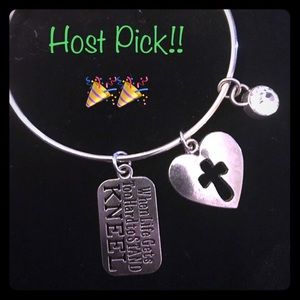 HP 🎉When life gets to hard to stand kneel bangle